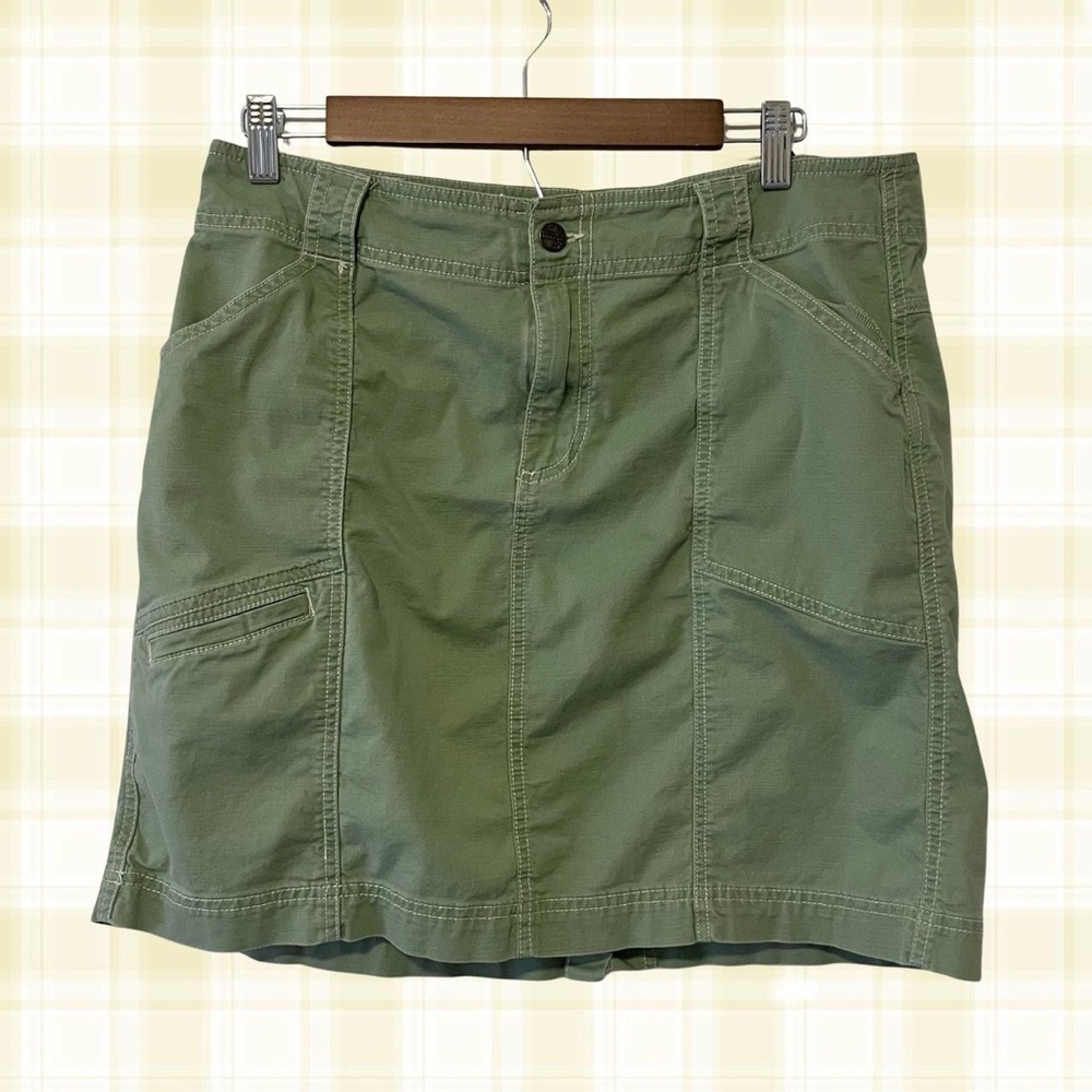 Green Cargo Skirt